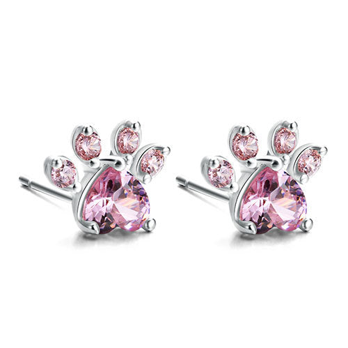 Rose Gold Paw Jewelry Set β