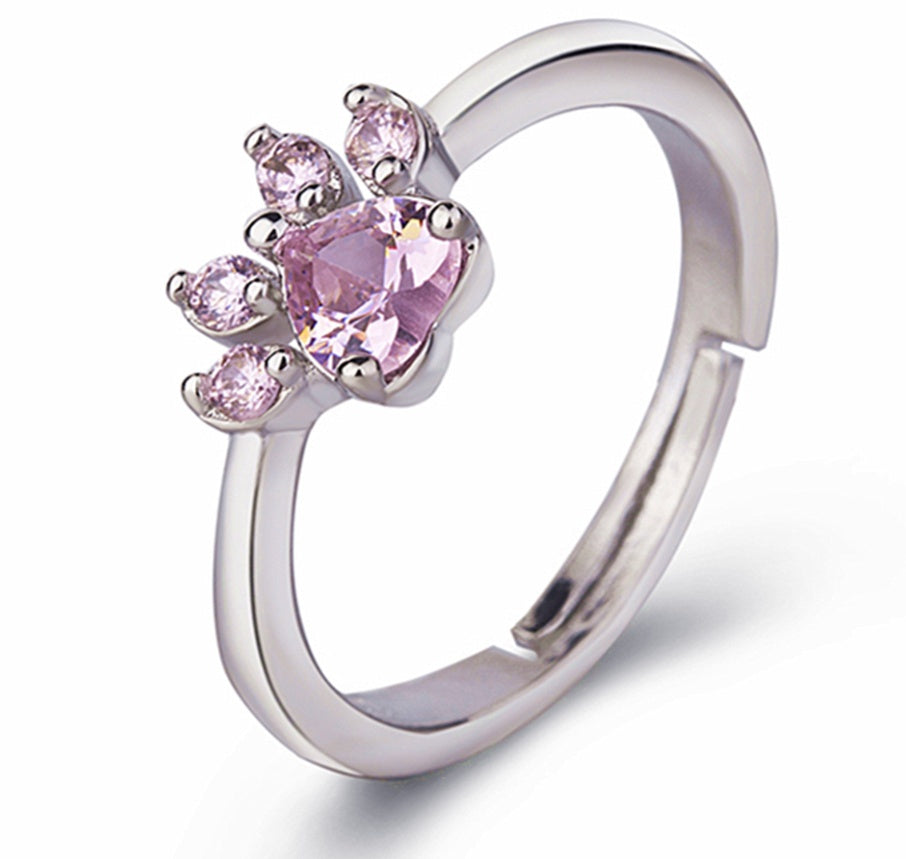 Rose Gold Paw Jewelry Set β