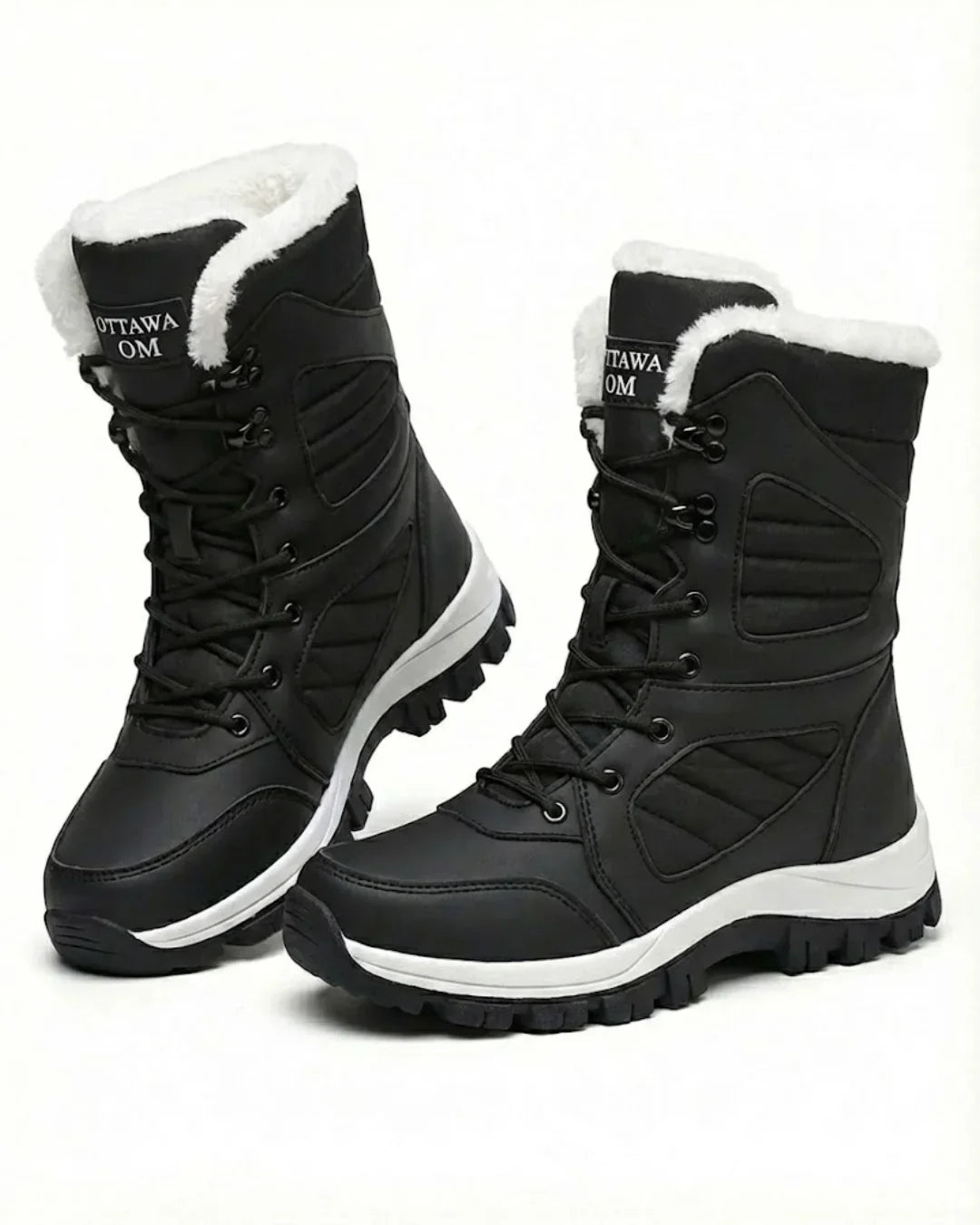 Corisande™ | Plush-lined lug-sole lace-up snow boots