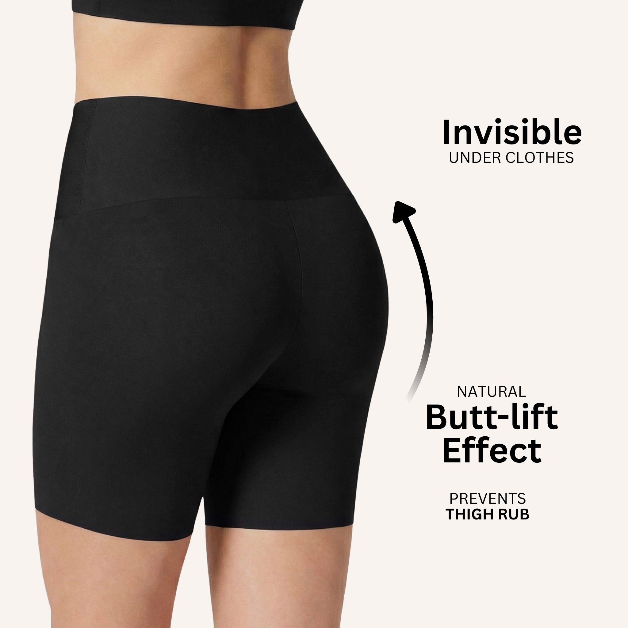 ShapeShorts™ | Anti-Roll High Waist Shaper Shorts