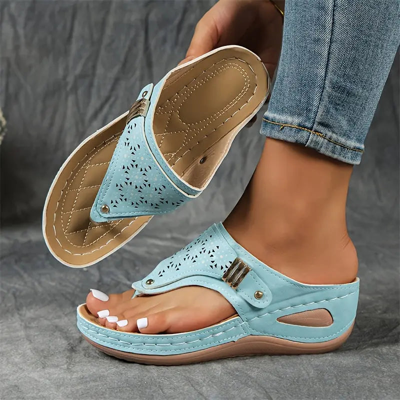 Élodie – Wedge Toe Sandals for Women