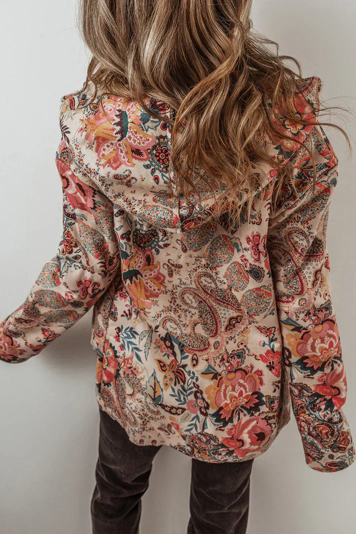Jira™ | Double-Layered Paisley Pattern Jacket