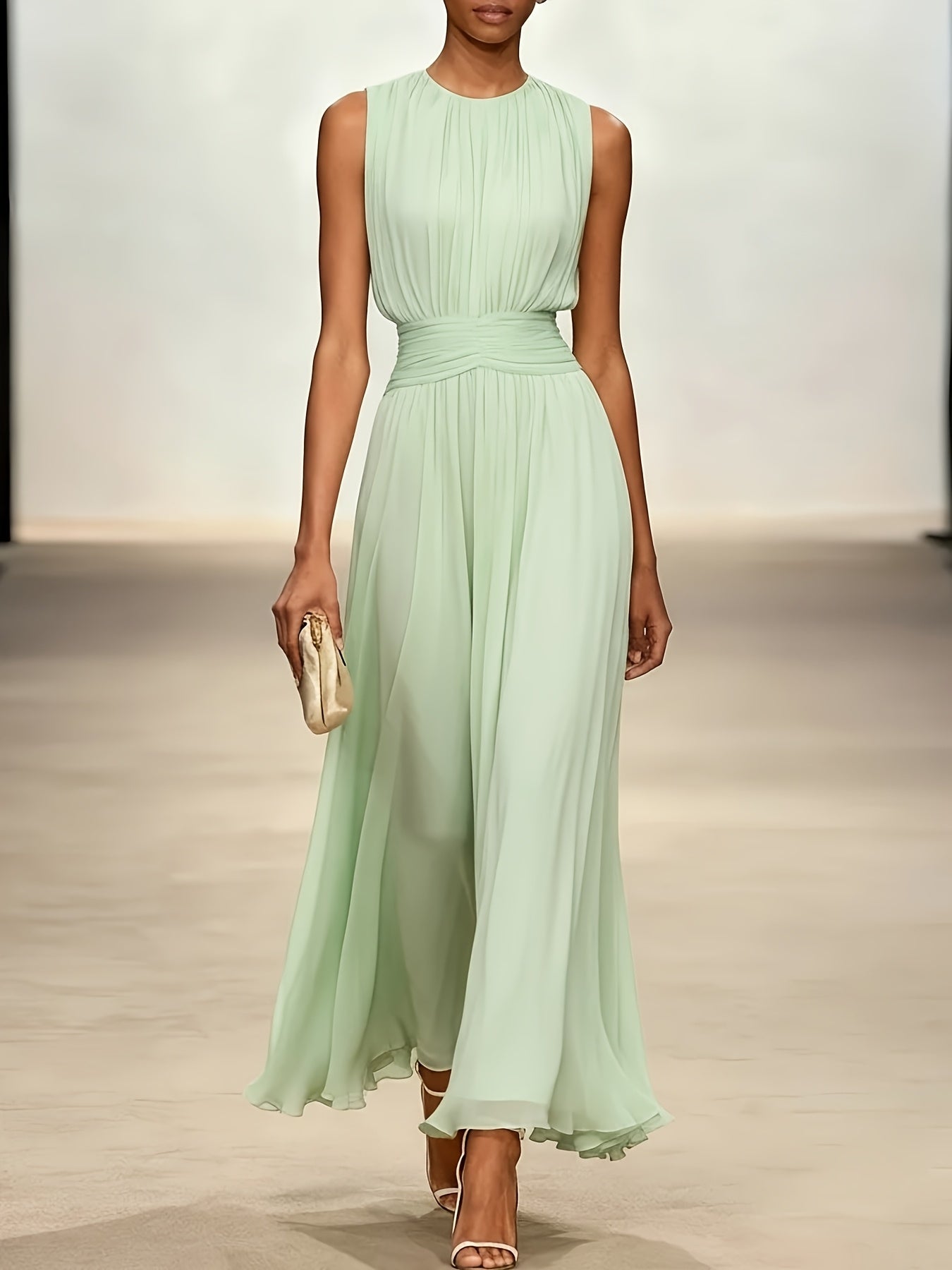 Charlotte | Elegant chiffon midi dress