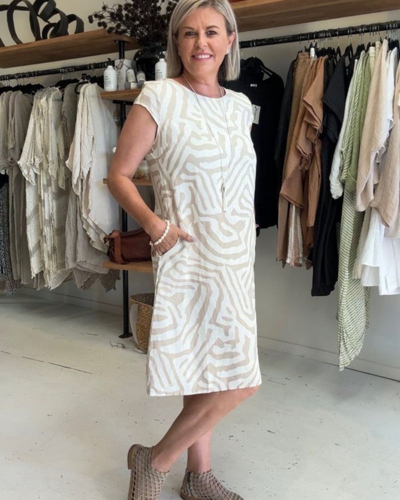 AvaBelle™ | Round Neck Summer Dress