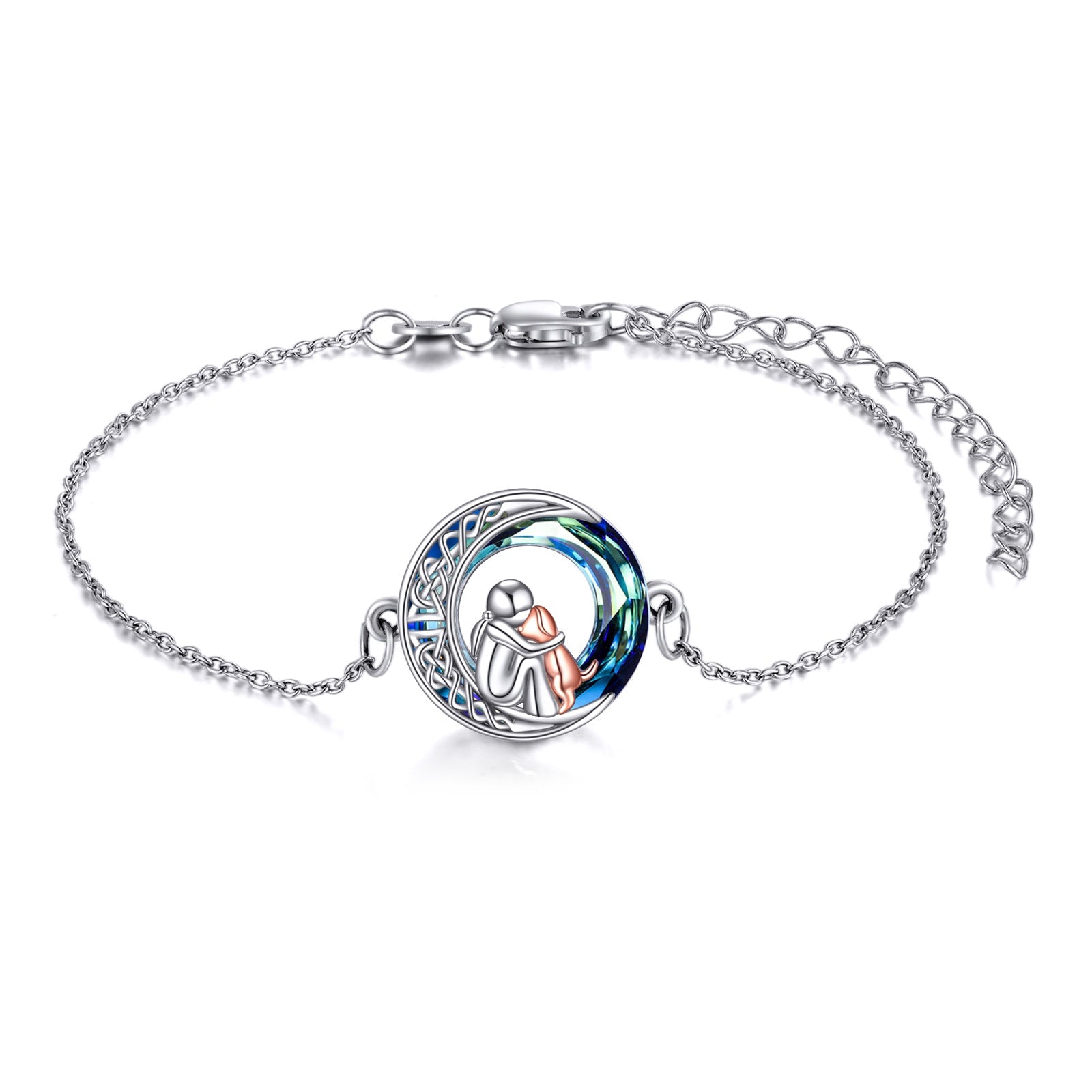 Adjustable Dog Charm Bracelet