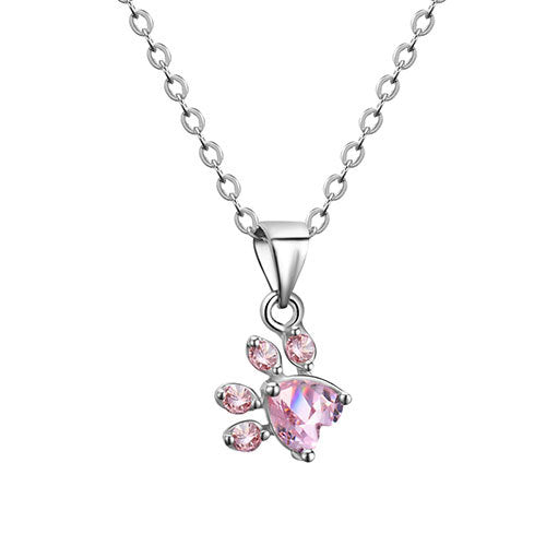 Rose Gold Paw Jewelry Set β