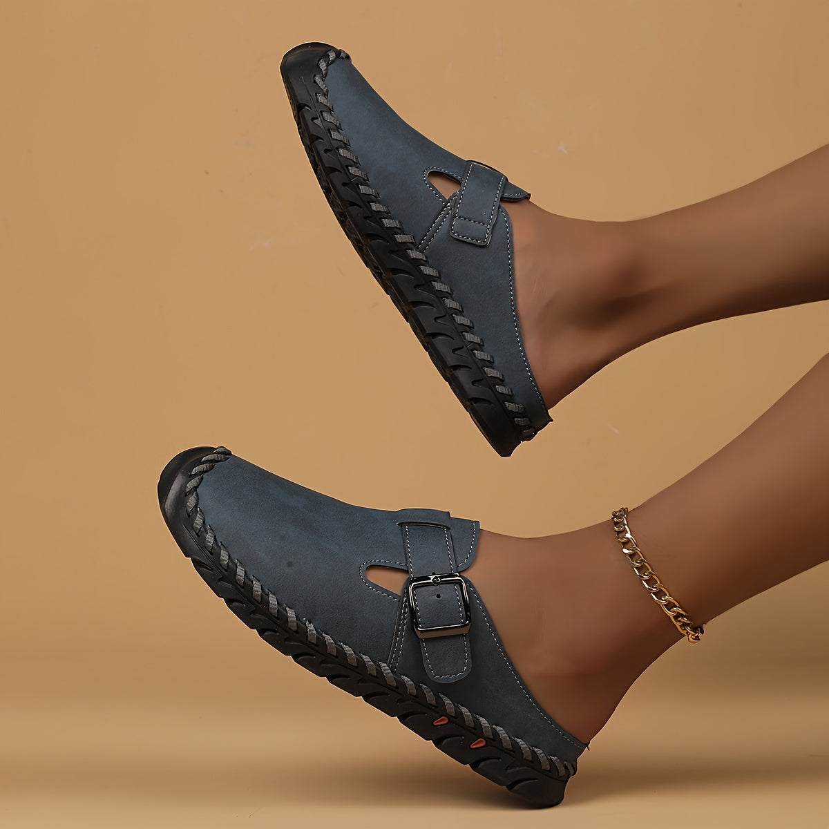 Marly – Comfort Mule with Buckle