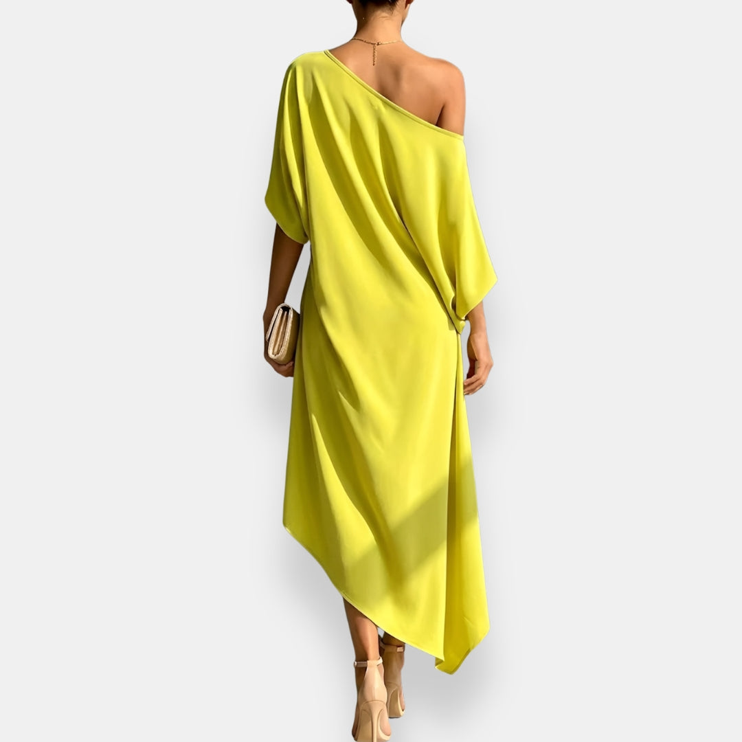 Orléane | Asymmetric Drapé Dress