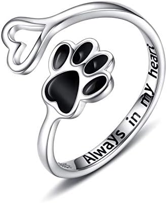 Paw & Heart Ring