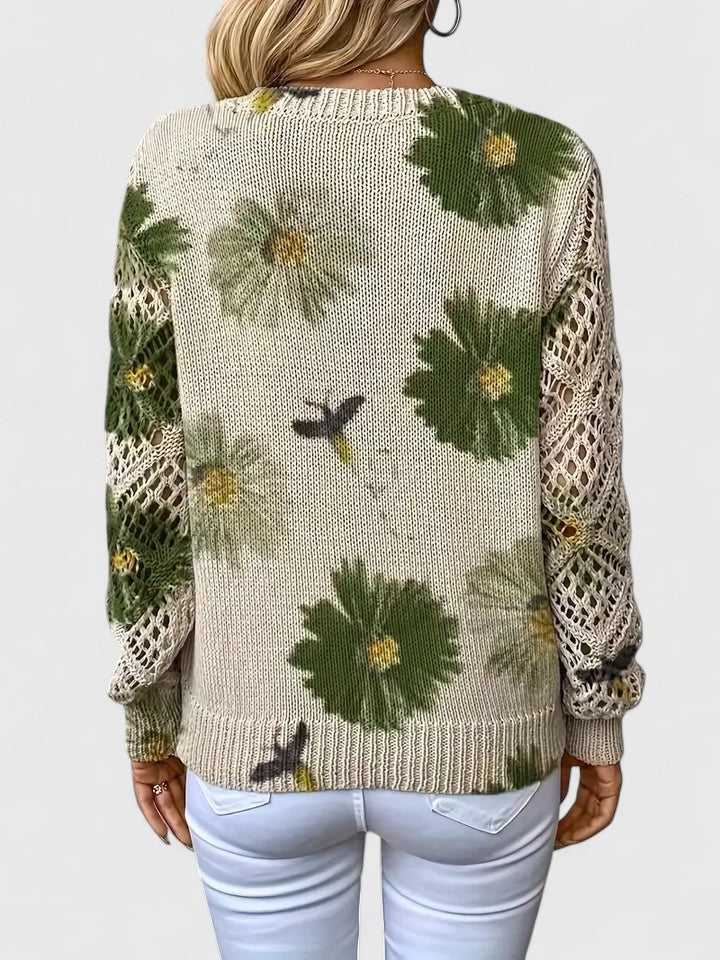 Tristana™ | Elegant Floral Sweater