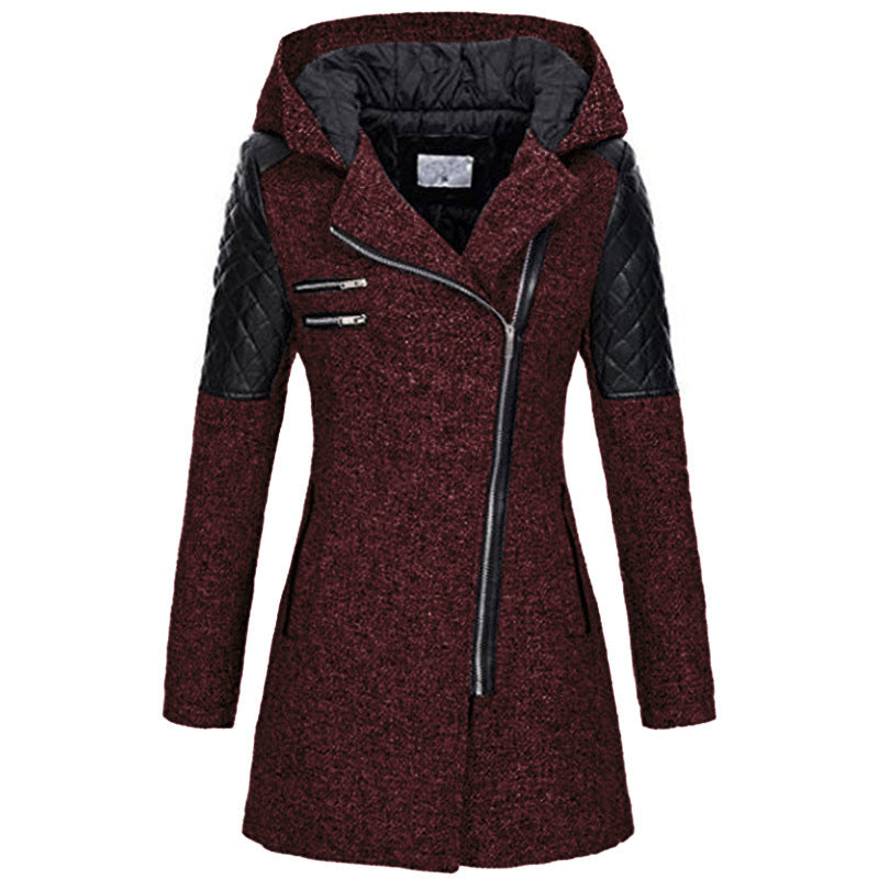 Rosemary™ | Asymmetrical Zipper Coat