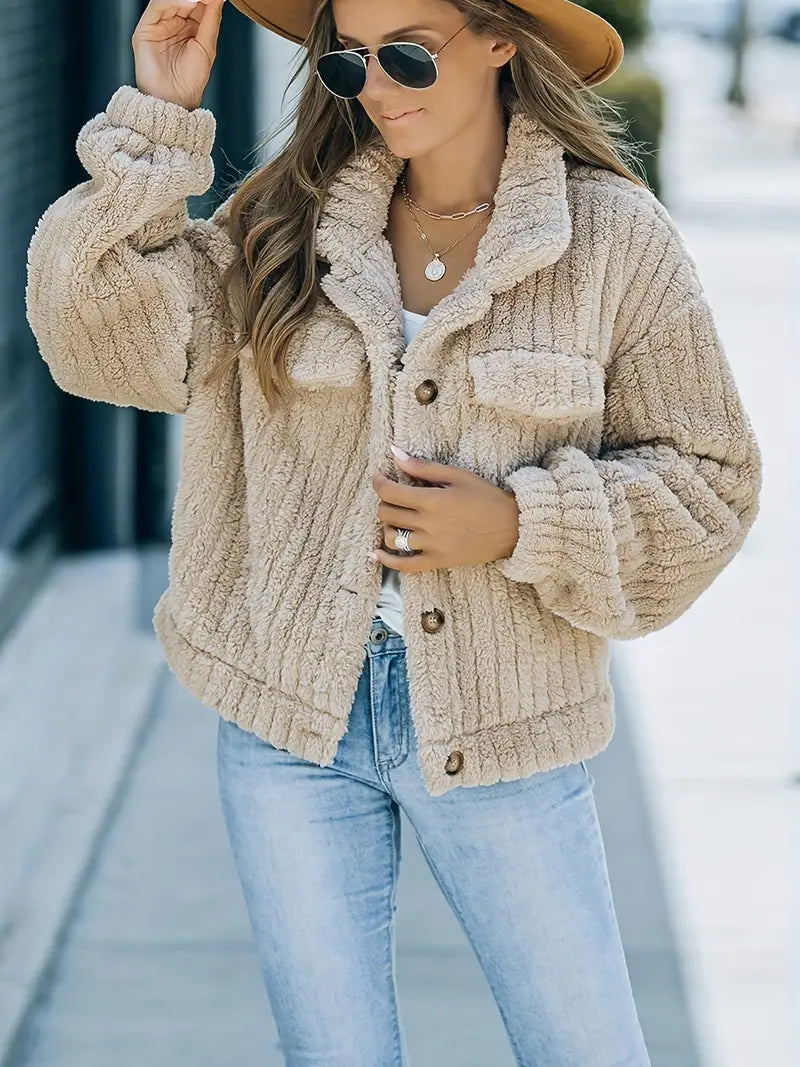 Luna™ | Casual Teddy Jacket