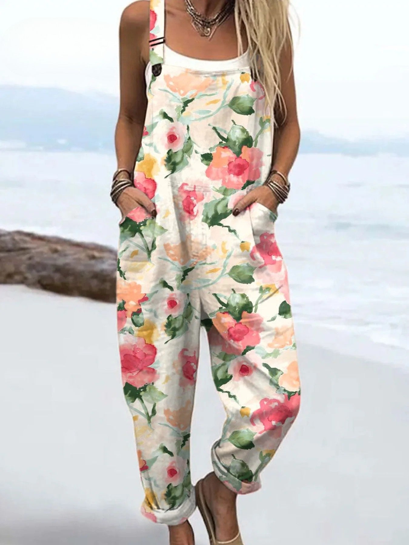 Petraβ’ | Artistic Floral Jumpsuit
