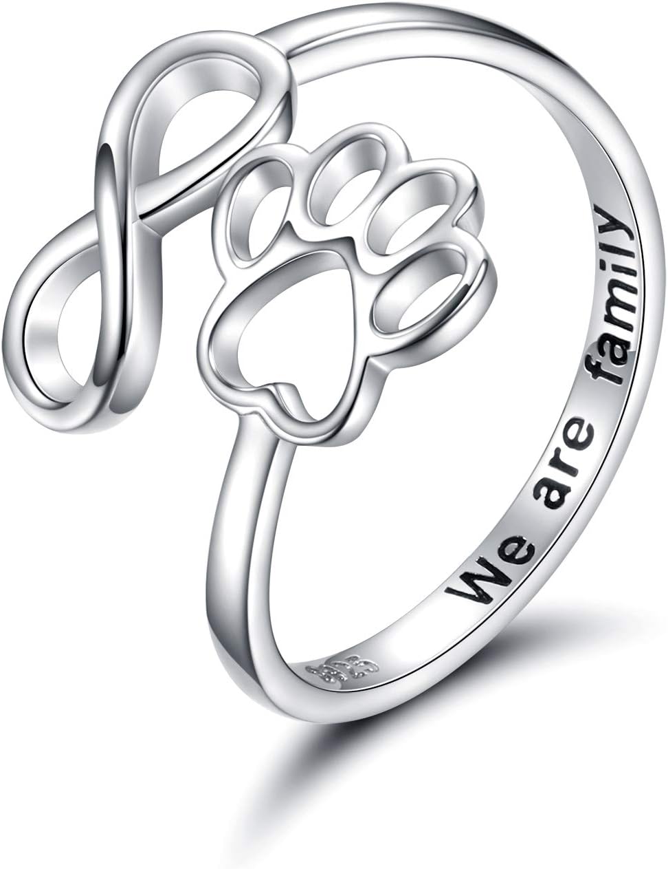 Paw & Heart Ring