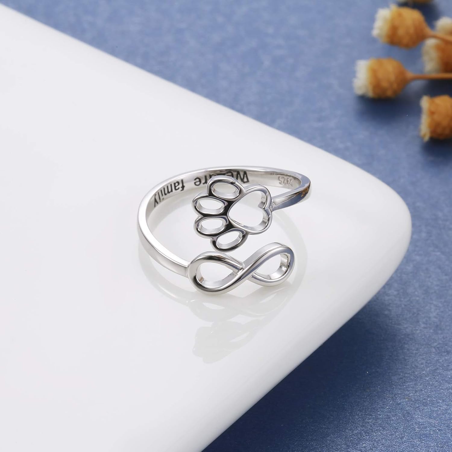 Paw & Heart Ring