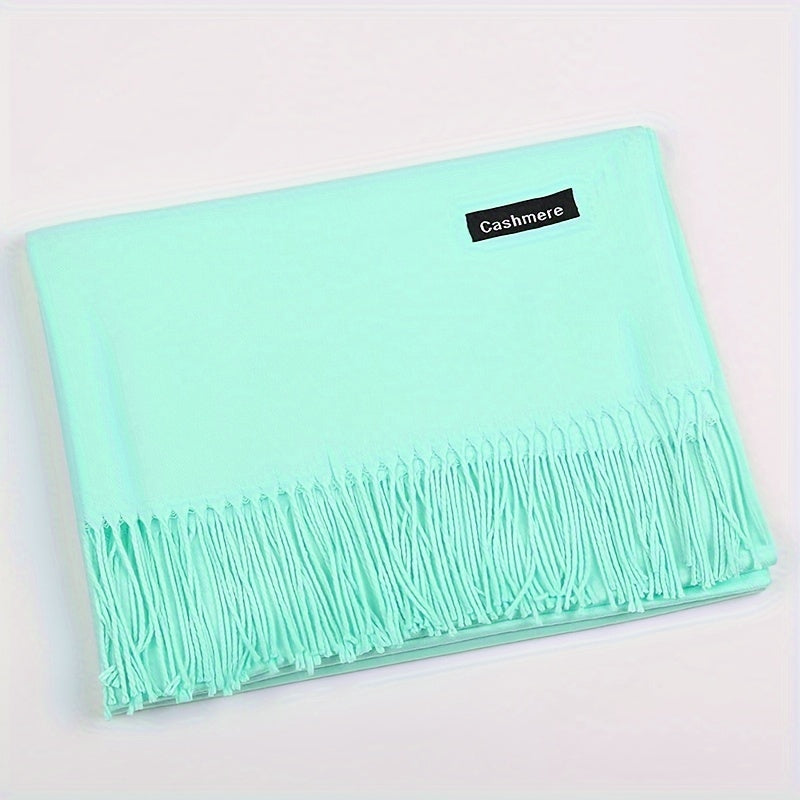 Classic Warm Cashmere Winter Scarf