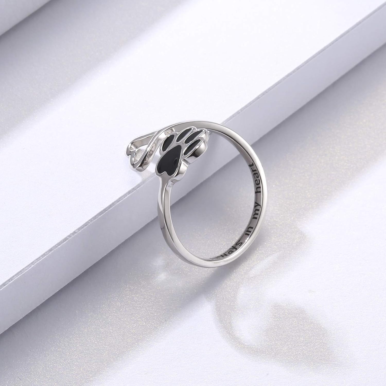 Paw & Heart Ring