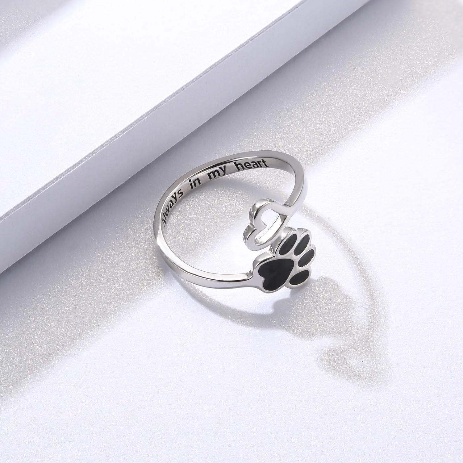 Paw & Heart Ring