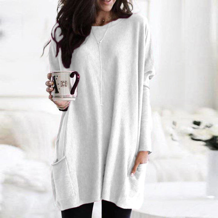 Edandi™ | Elegant Cotton Sweater with Pockets