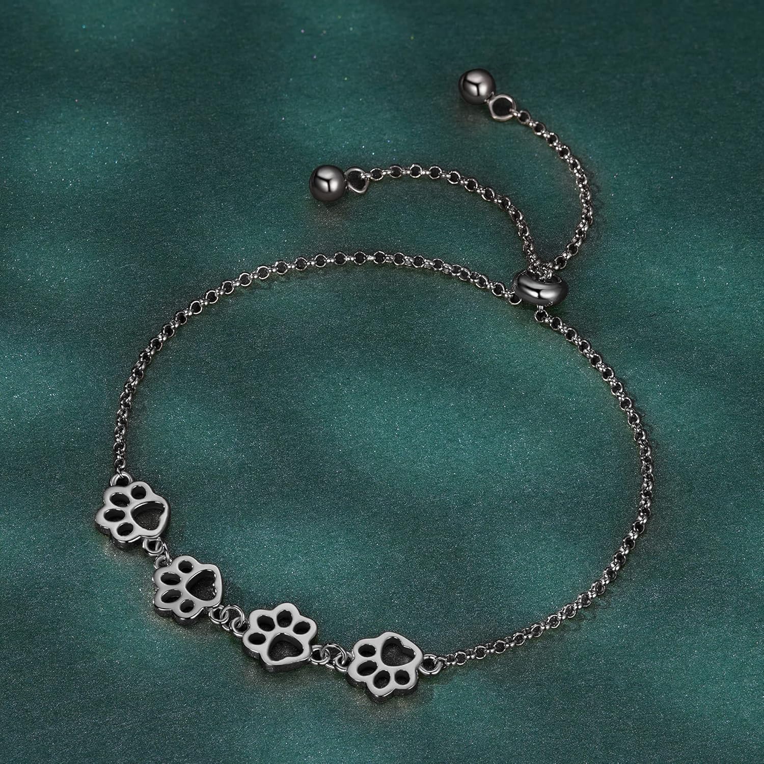 Paw Print Bracelet – Adjustable Fit