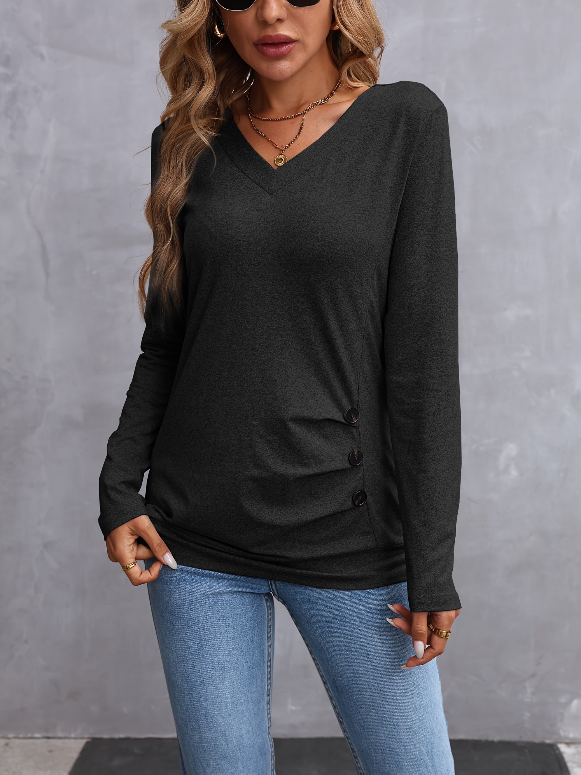 Louisa™ | Elegant Long Sleeve T-shirt