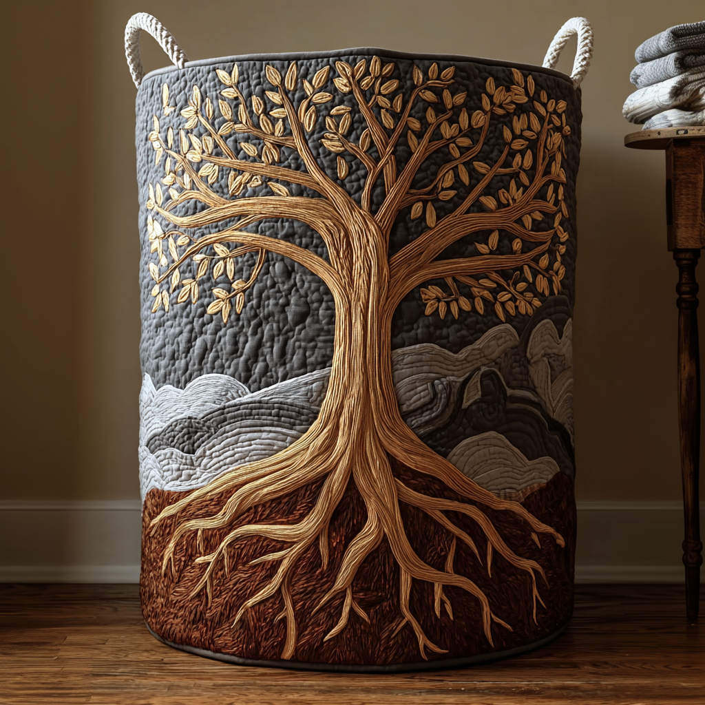 Tree of Life | Handcrafted Laundry Basket