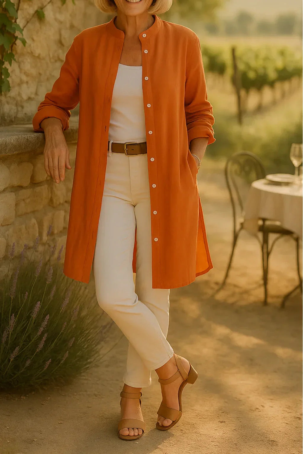 Camilya™ | Flared Cotton Shirt