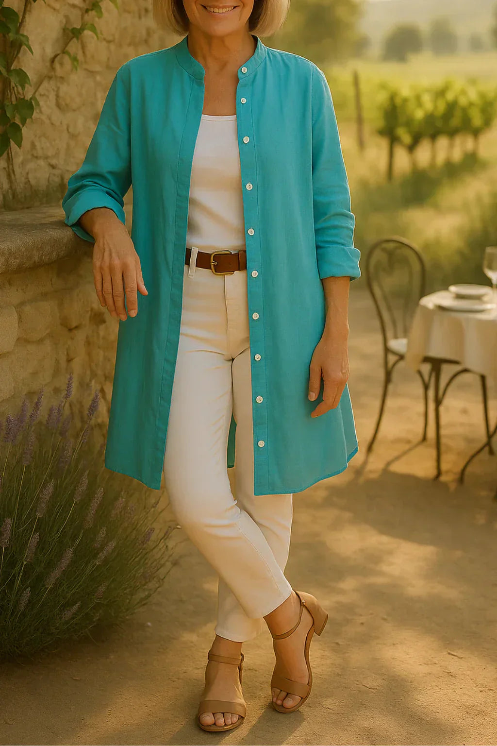 Camilya™ | Flared Cotton Shirt