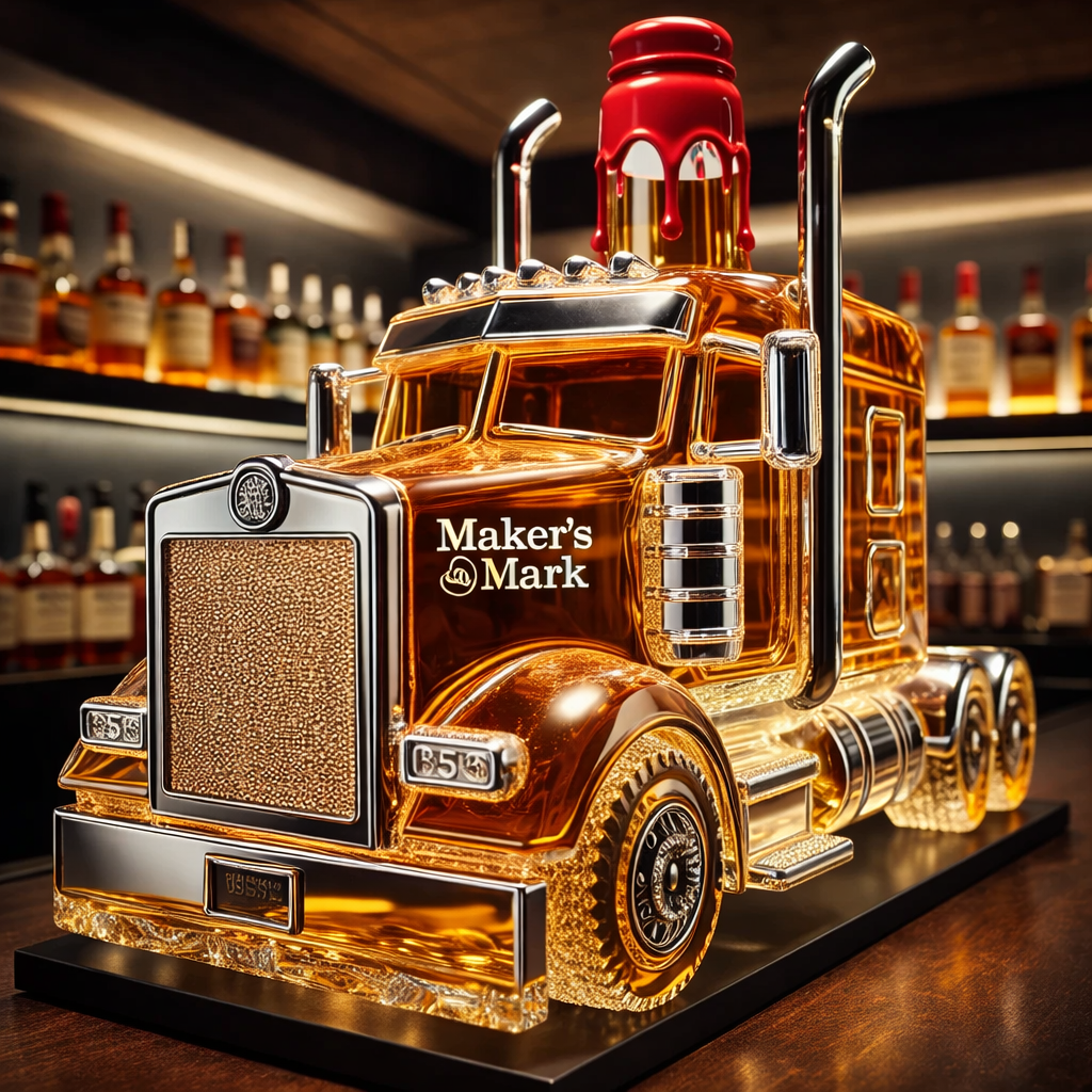 Semi Truck - Whisky Decanter