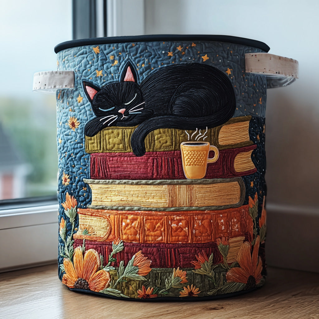 Cat Quilted | Handcrafted Basket