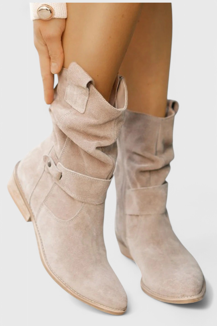 Aria™ | Elegant Suede Ankle Boots