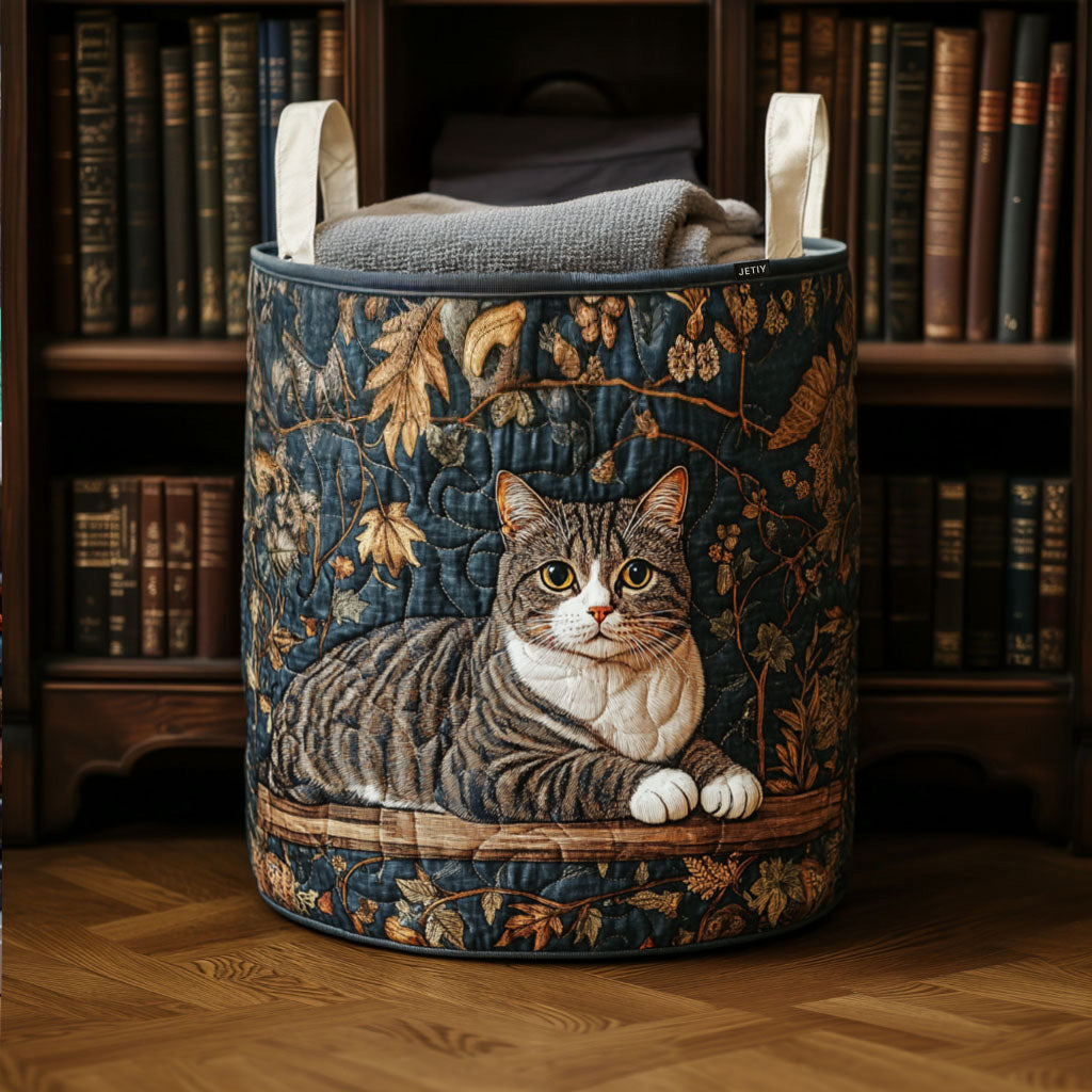 Cat | Handcrafted Laundry Basket