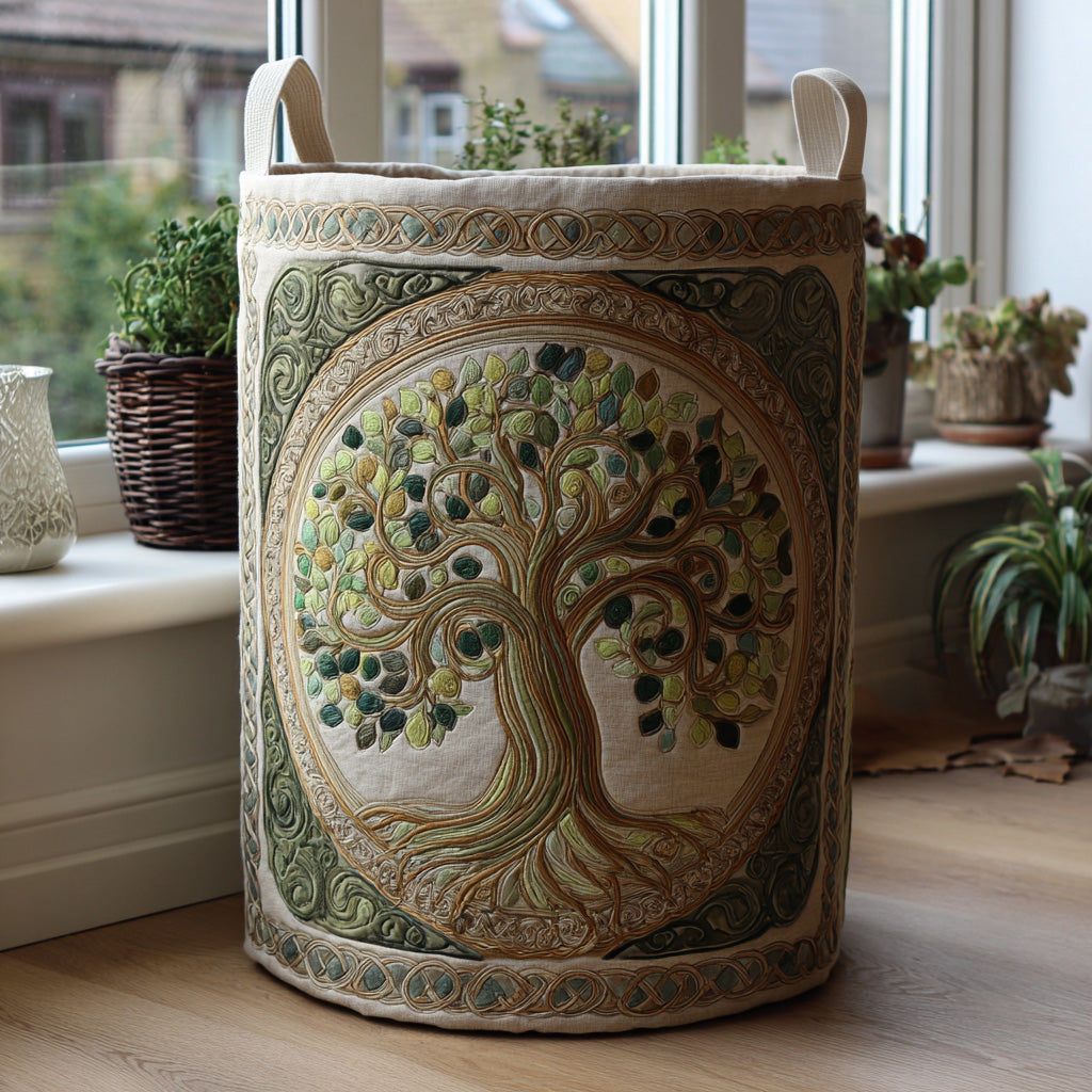 Tree of Life | Handcrafted Laundry Basket