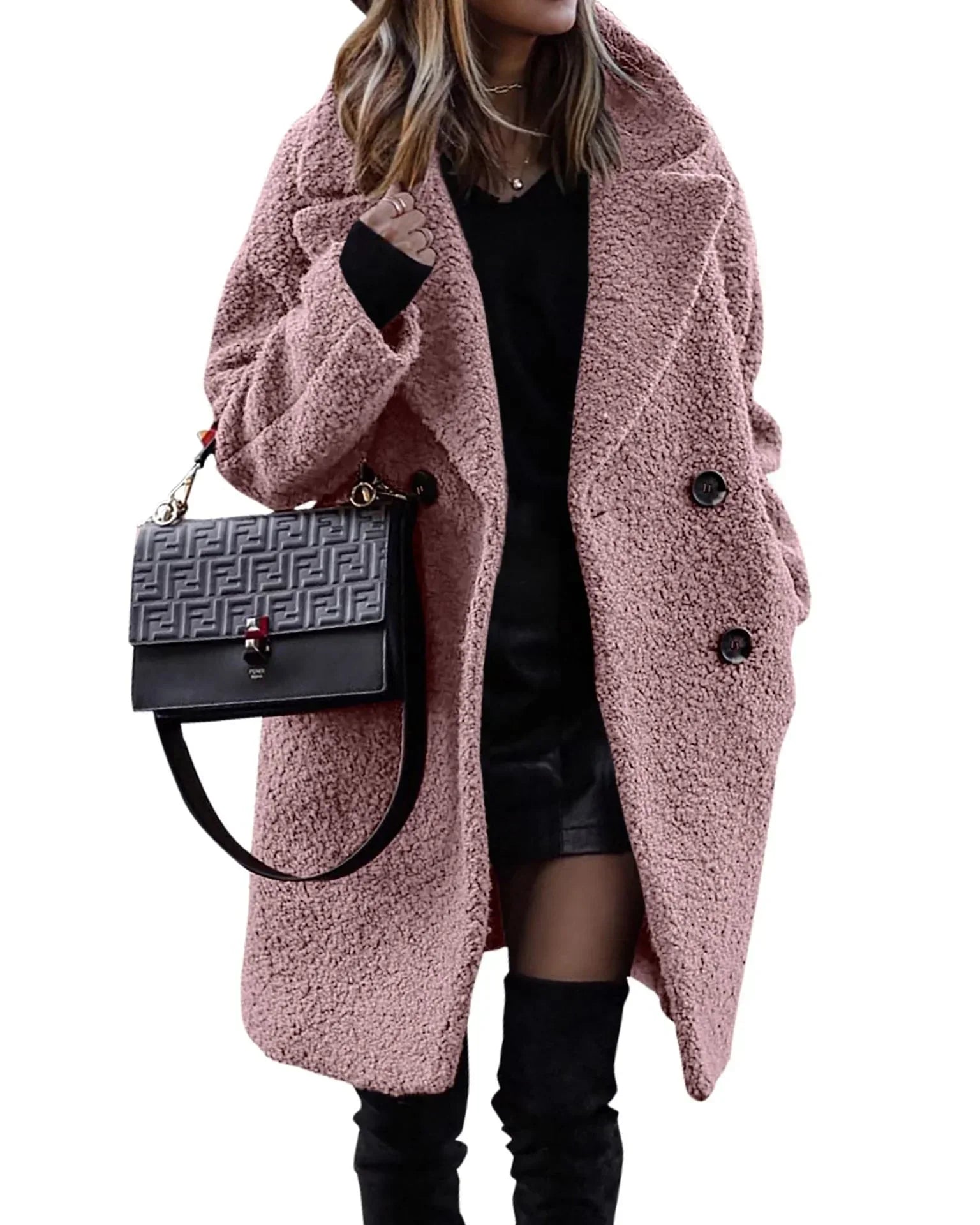 Susan™ | Long Plush Coat