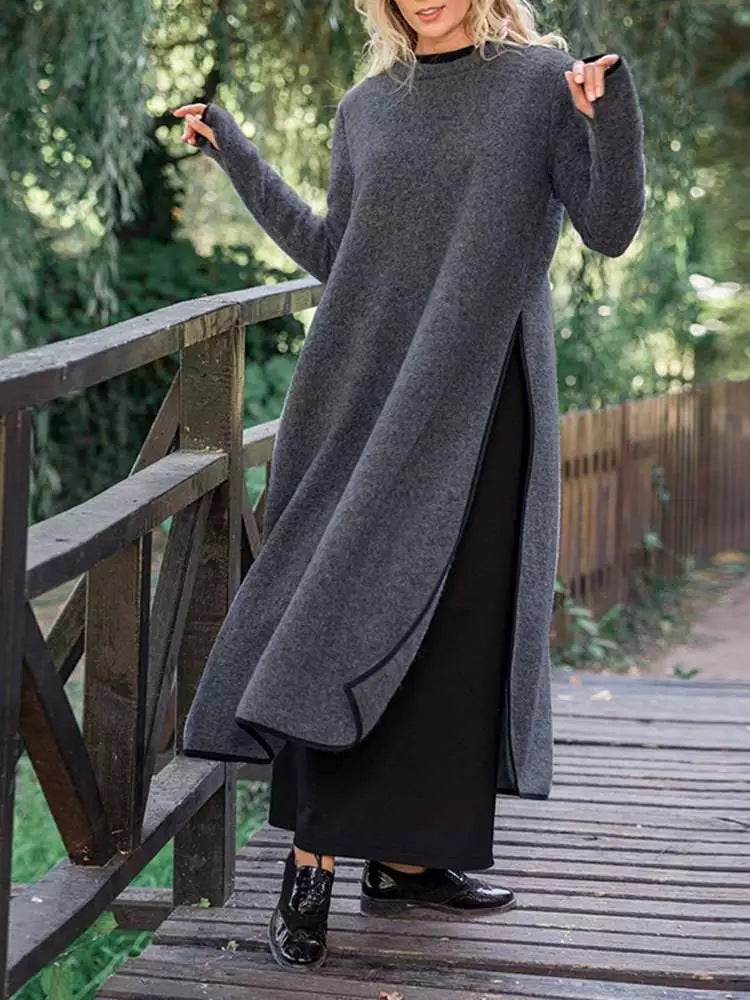 Rosalind™ | Elegant Long Knit Dress