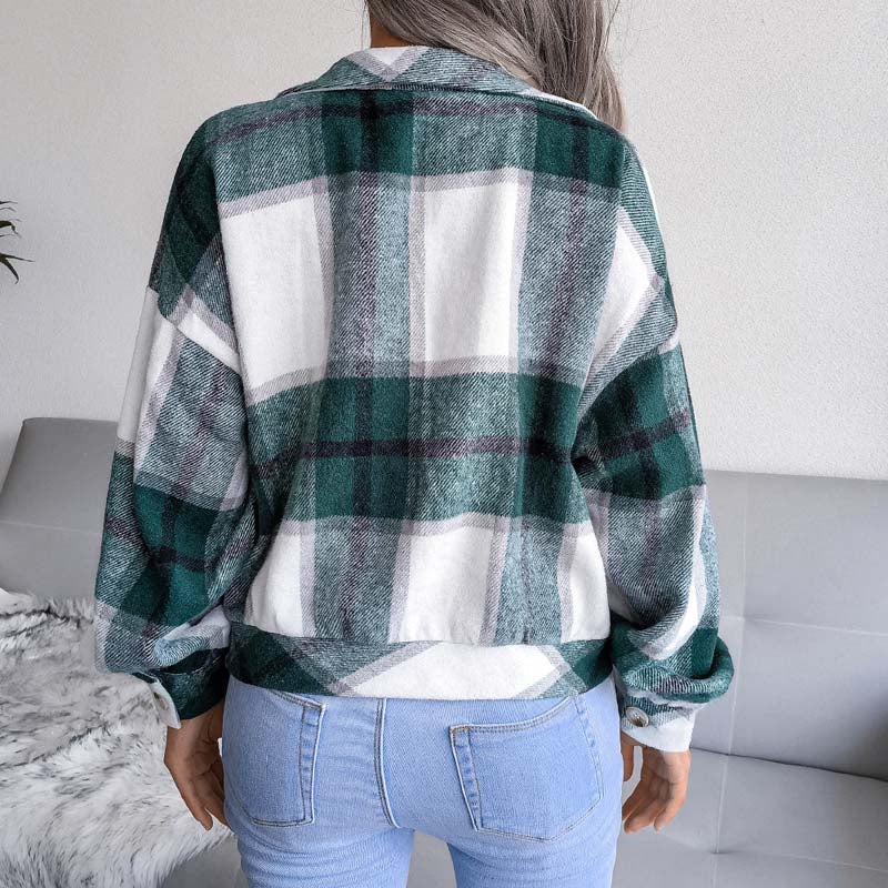 Lauren™ | Elegant and Comfortable Checkered Jacket