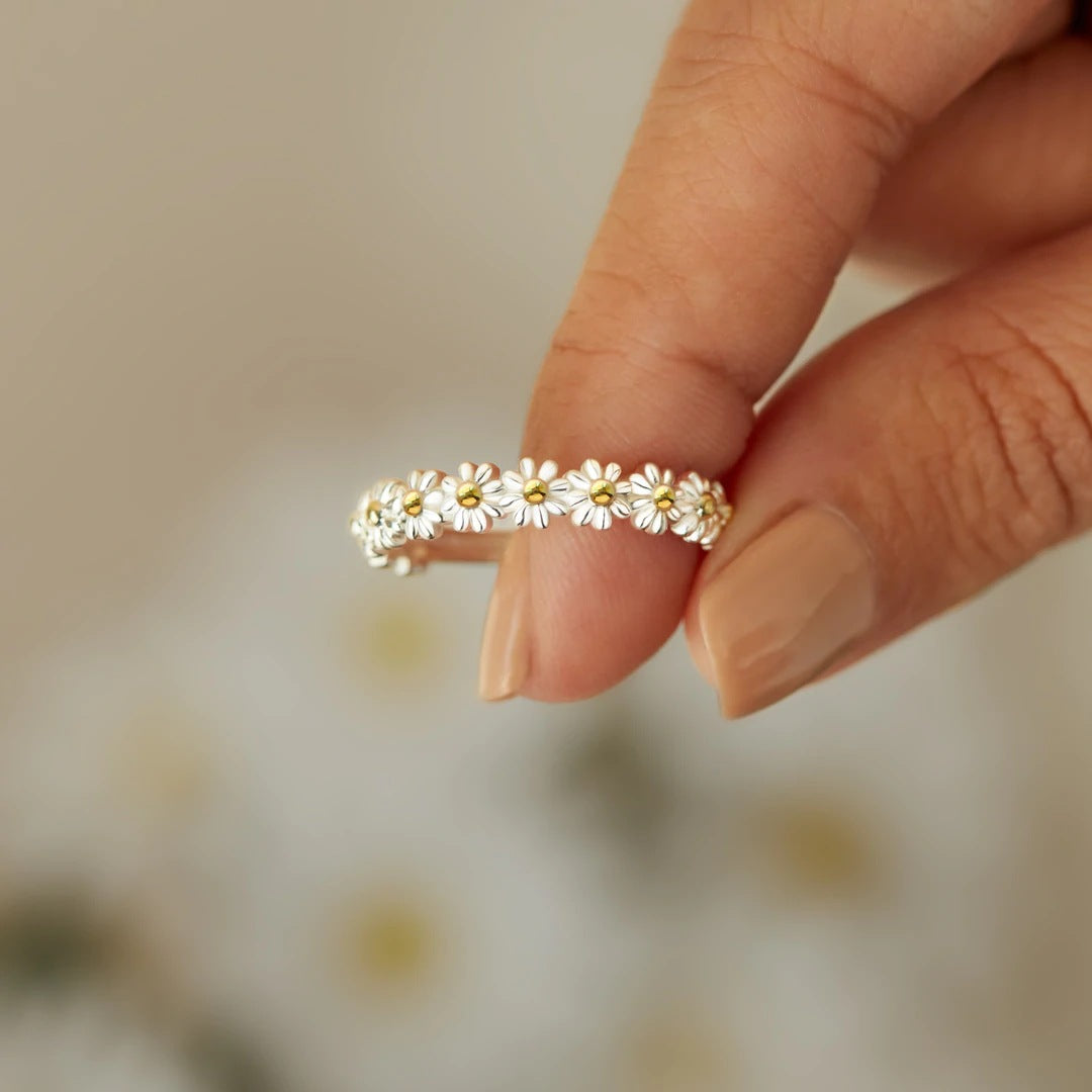 Garden - Luxurious Flower Adjustable Ring