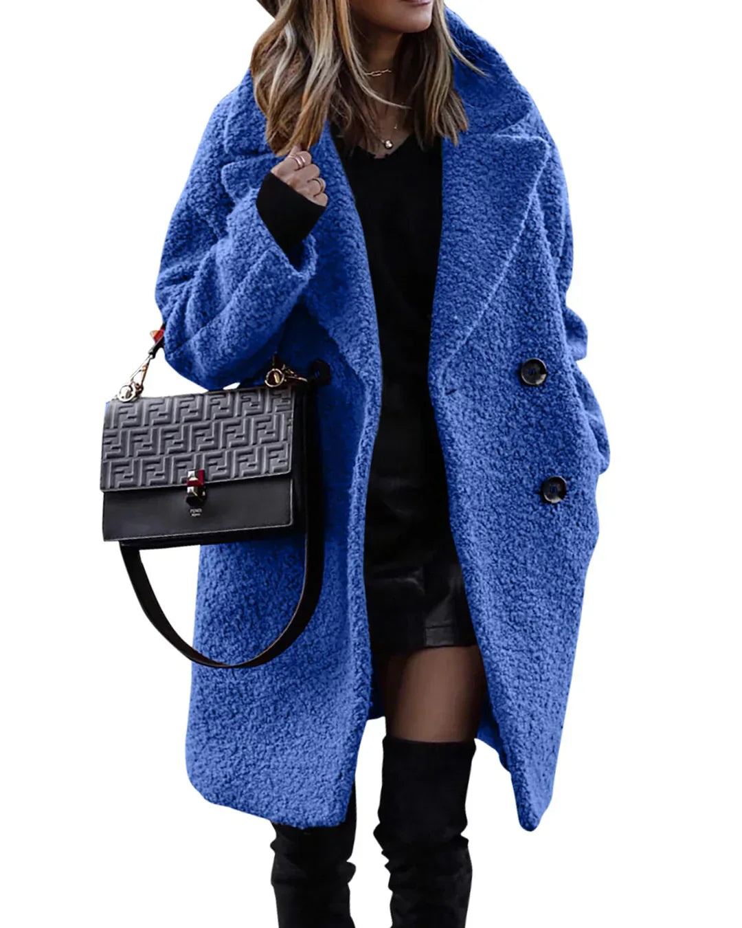 Susan™ | Long Plush Coat