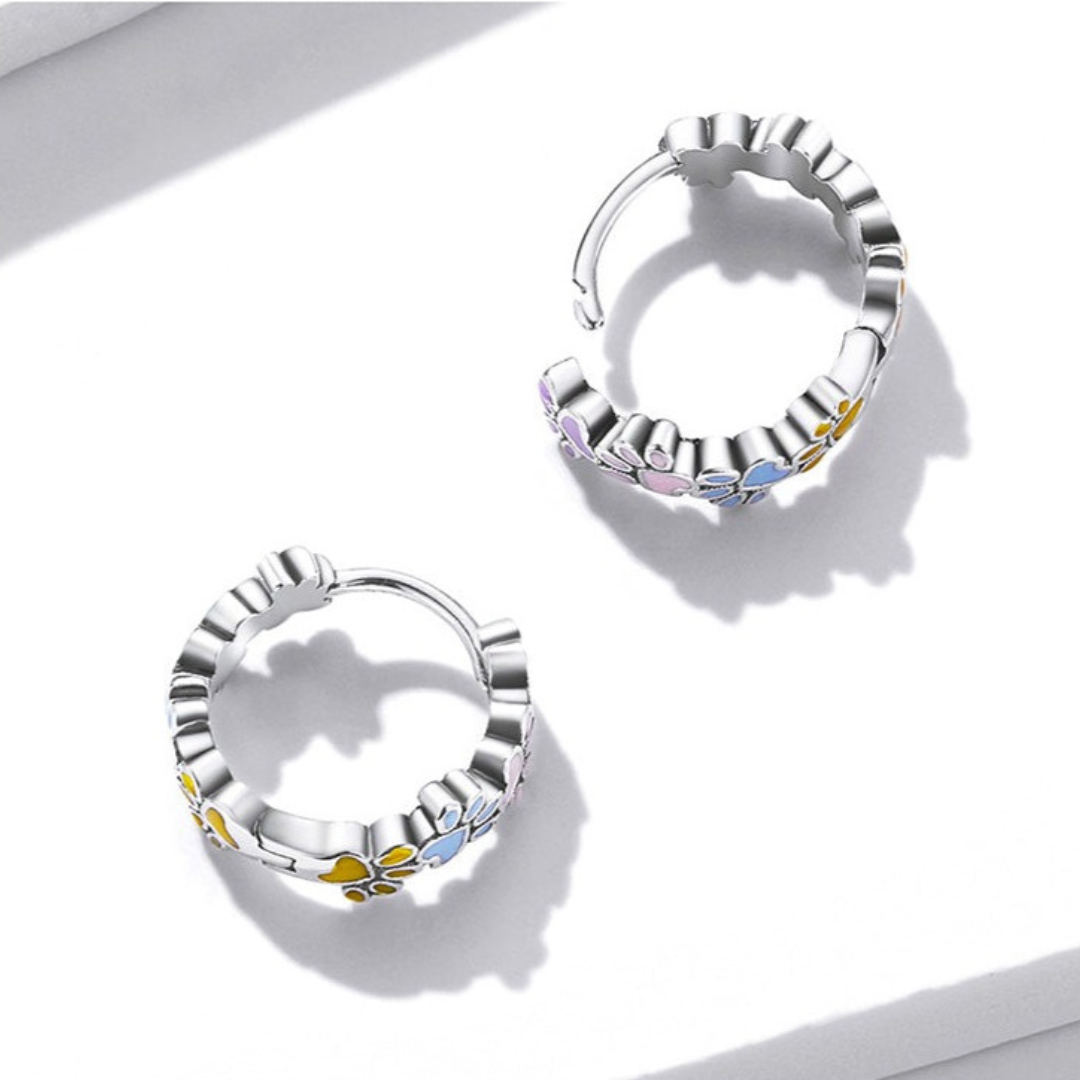 Colourful Paws Hoops