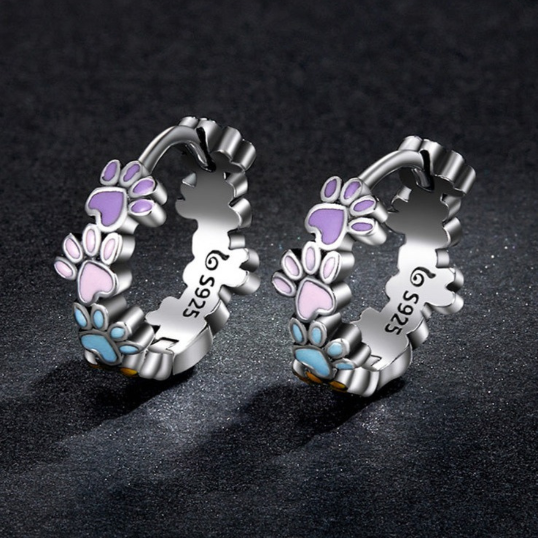 Colourful Paws Hoops