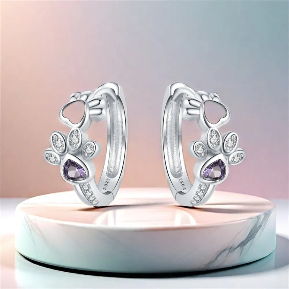 Paw Huggie Earrings