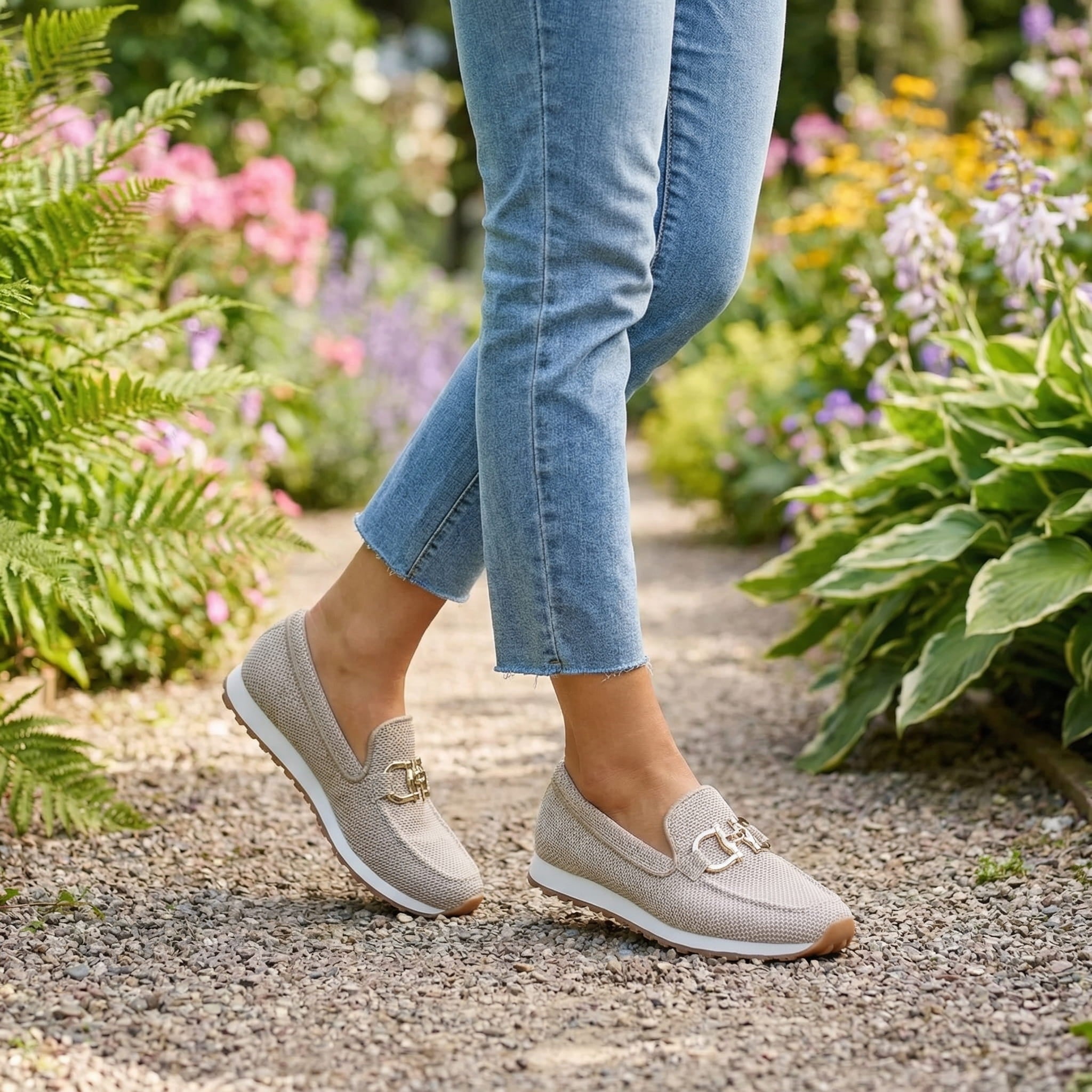ChainStep™ | Women's Orthopedic Moccasin Trainers