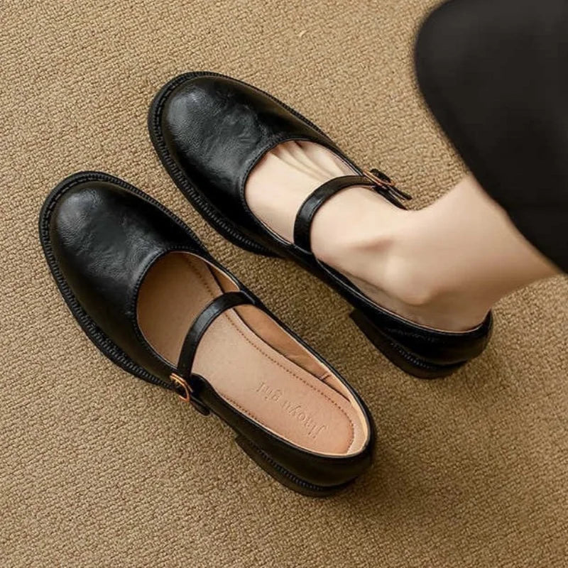Jeanne - Vintage T-Strap Shoes