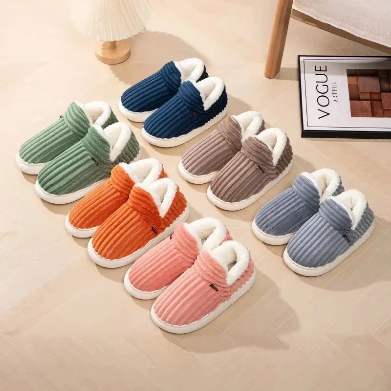Etta™ | Corduroy High-Top Fleece Slippers