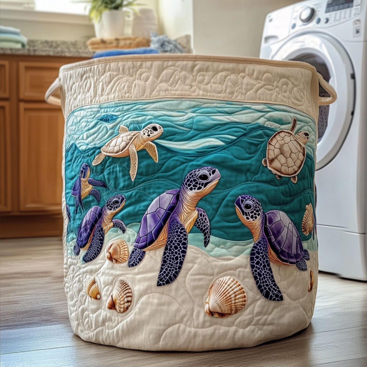 Turtle Quilted | Handcrafted Basket