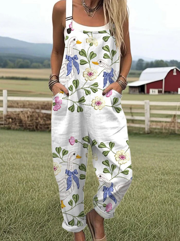 Ginaβ’ | Whimsical Cotton Jumpsuit