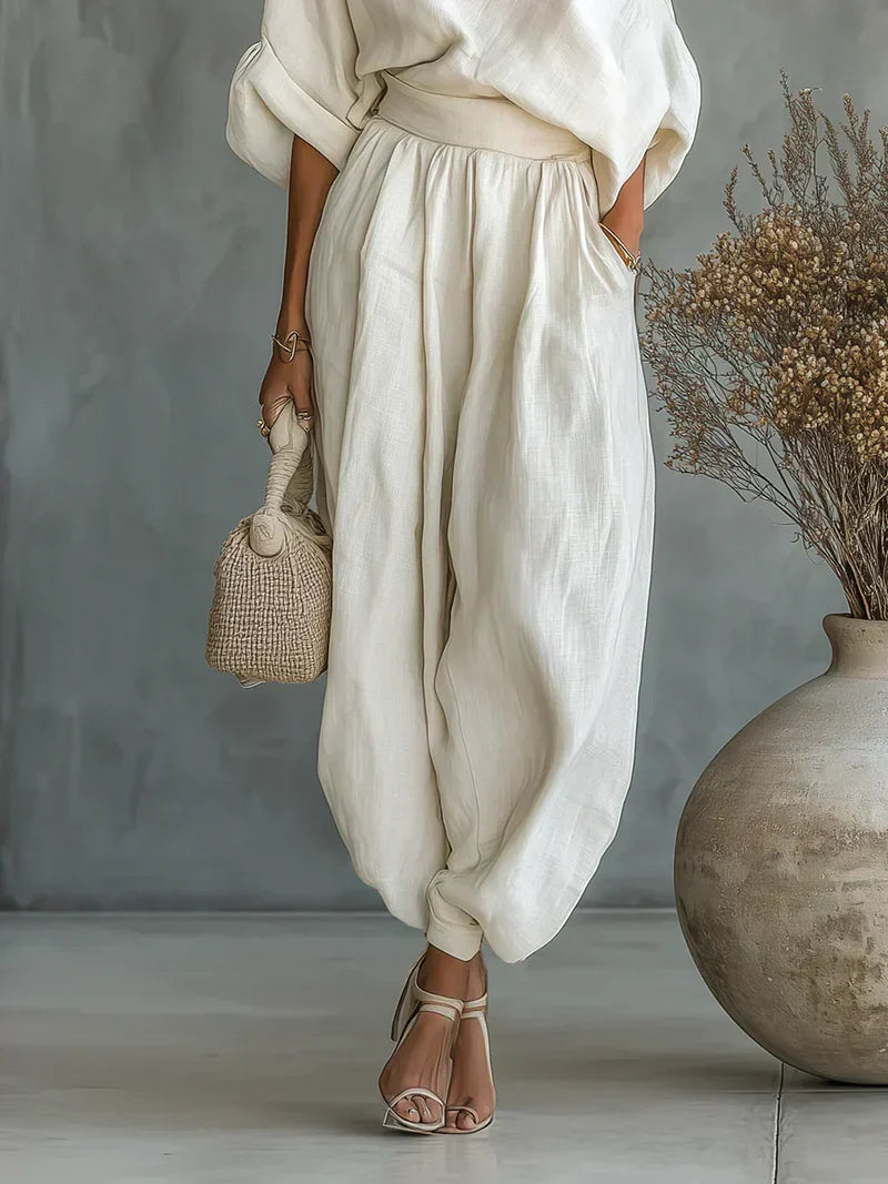 Francesca | Elegant One-Shoulder Two-Piece Set