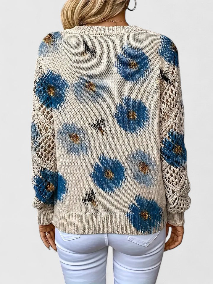 Tristana™ | Elegant Floral Sweater