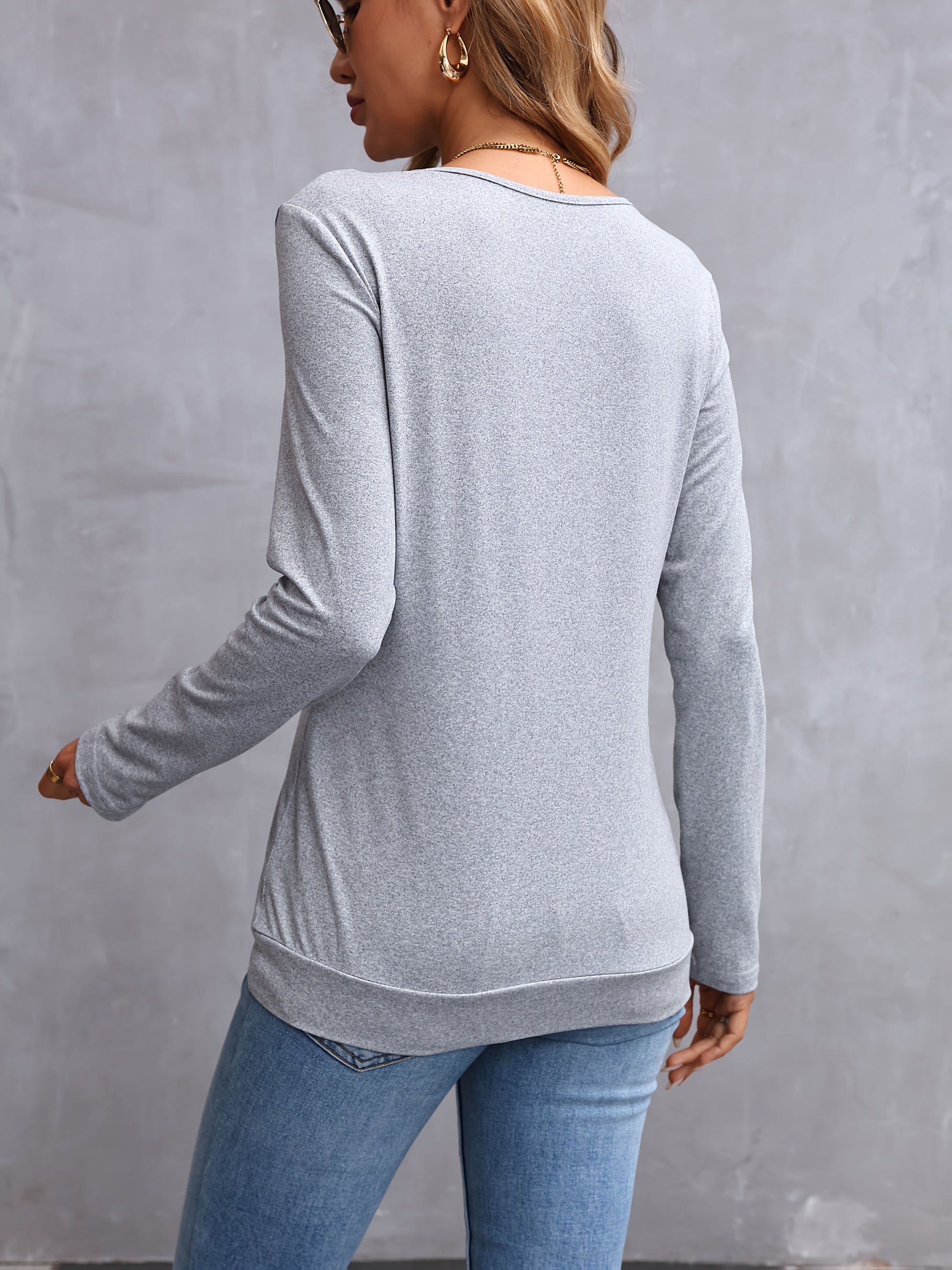 Louisa™ | Elegant Long Sleeve T-shirt