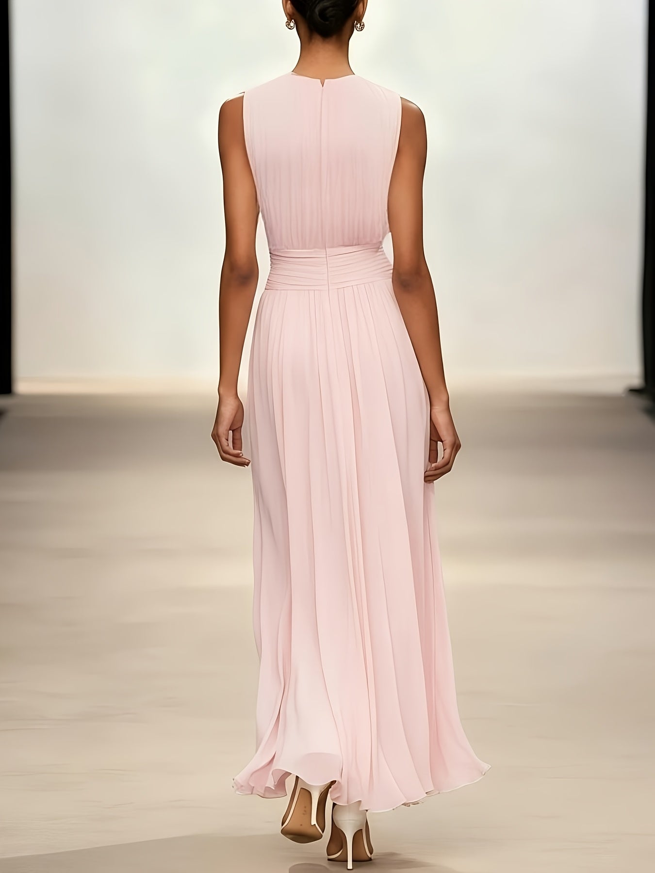 Charlotte | Elegant chiffon midi dress